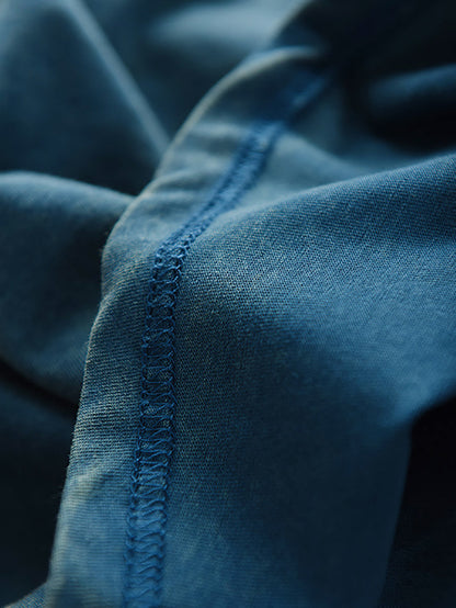 Summer 100%Cotton Women Shirt O-Neck Pure Color Casual