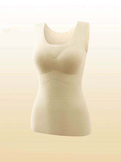 Pure U-Neck Base Vest Color Autumn Women Warm
