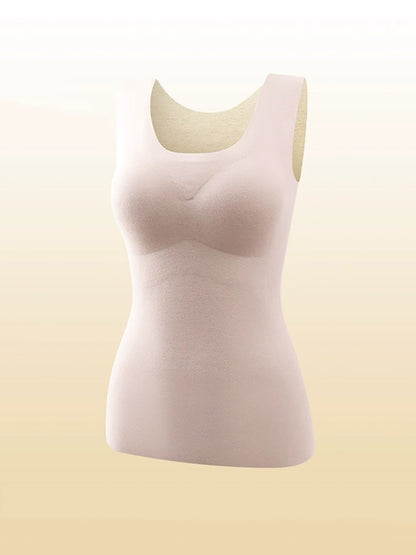 Pure U-Neck Base Vest Color Autumn Women Warm
