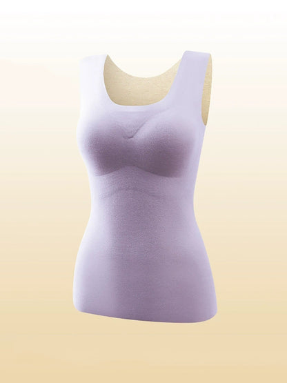 Pure U-Neck Base Vest Color Autumn Women Warm