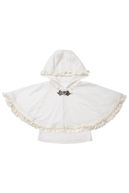 Warm Summer Days Double-Layered Printed Lolita Skirt with Lace - Ruffled