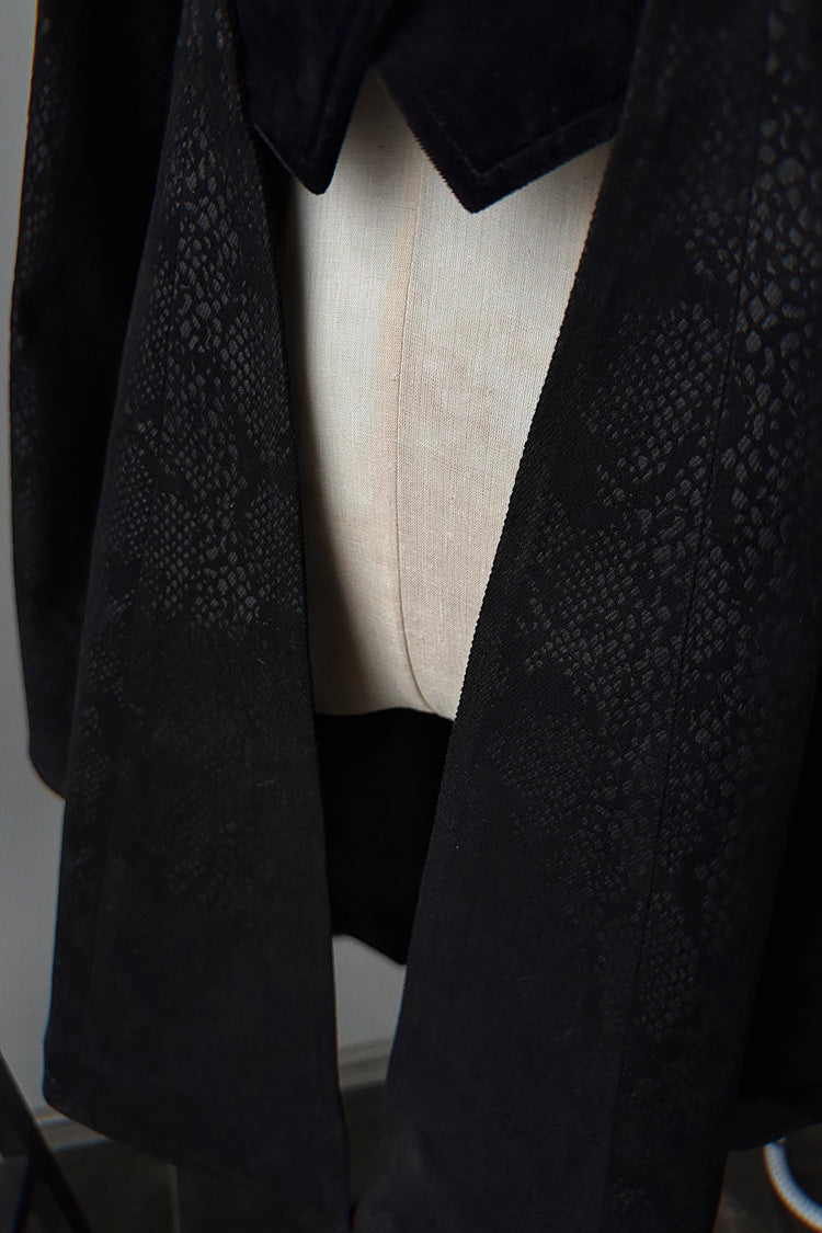 Snake-Embellished Ouji Coat - Gothic Lolita Styles