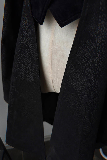 Snake-Embellished Ouji Coat - Gothic Lolita Styles