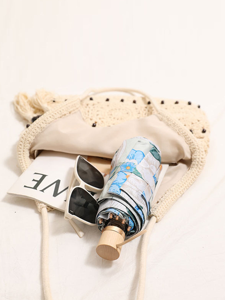 Weave Beach Vintage Bag Women Cotton Shoulder