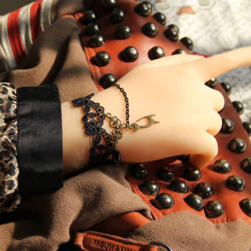 Female Sweet Bracelet with Lace Fringe and Simple Bride Fashion Style