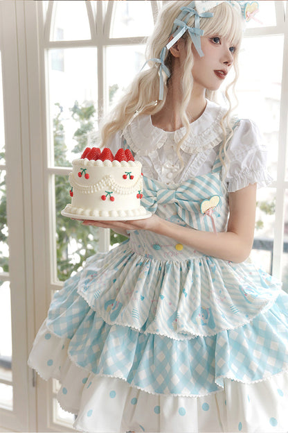 Hatsune Miku Print Bowknot Sweet Lolita JSK Dress