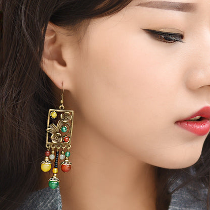 New Retro Fashion Earrings OP1022