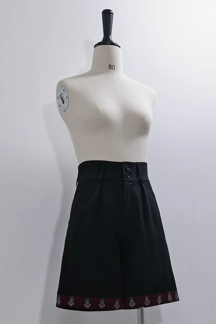 Prince Ouji Lolita Shorts - Vintage Gothic Slim Fit
