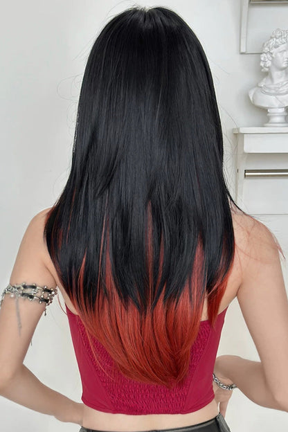 Y2K Contrast Face Frame Highlights Layered Sweet Lolita Full Wig