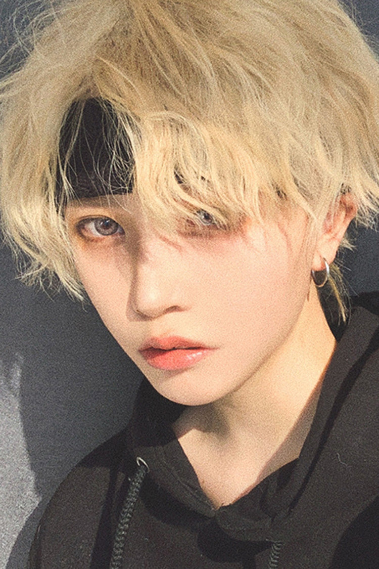Foil Perm Fluffy Handsome Ouji Wig