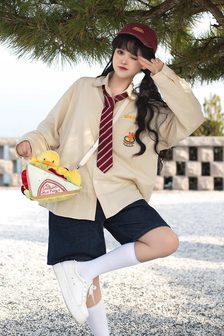 Sunny Sandwich Plush Duck Sweet Lolita Shoulder Bag