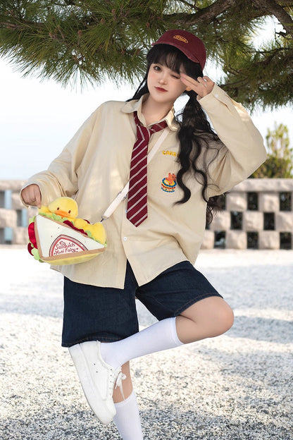 Sunny Sandwich Plush Duck Sweet Lolita Shoulder Bag