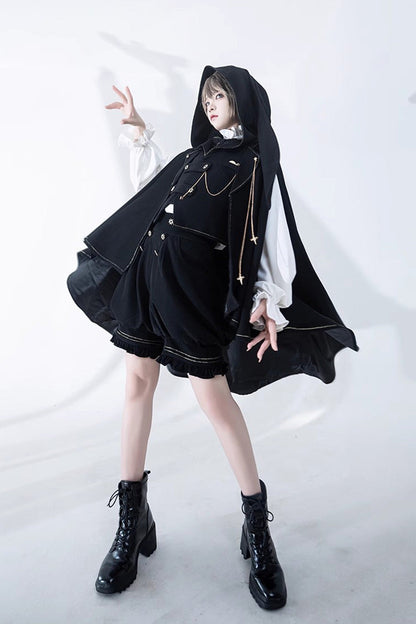 Ivory Anxious Rabbit Long-Sleeve Ouji Gothic Lolita Blouse