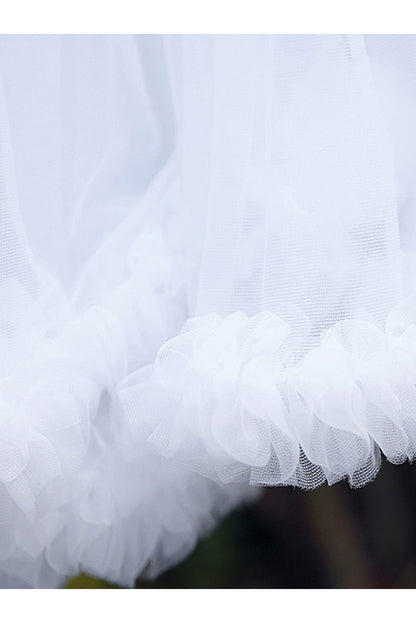 Ivory Cotton Ultra Fluffy Soft Candy Lolita Petticoat Skirt