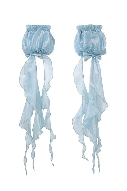 Dreamy Jellyfish Square Collar Printed Ruffled Lace JSK Set