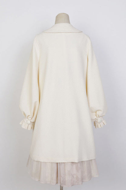 Ivory Chinese Bronzing Floral Embroidery Sweet Lolita JSK