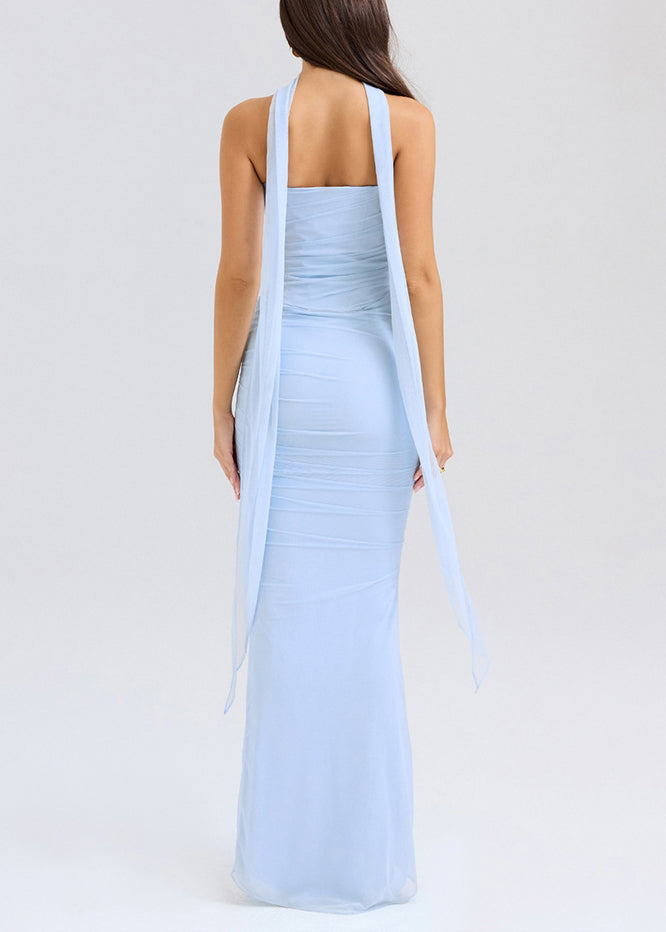 Set Tulle Two Pieces And Skirts Slim Blue Tops Fit Strapless