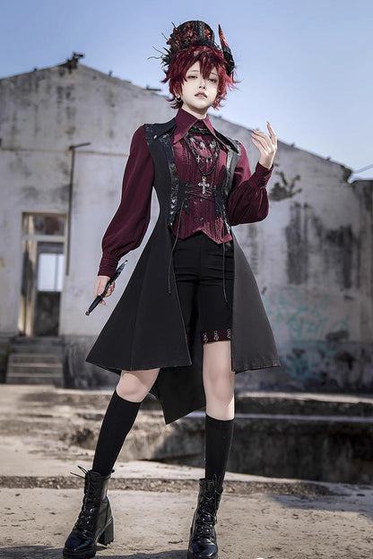 Prince Ouji Lolita Shorts - Vintage Gothic Slim Fit