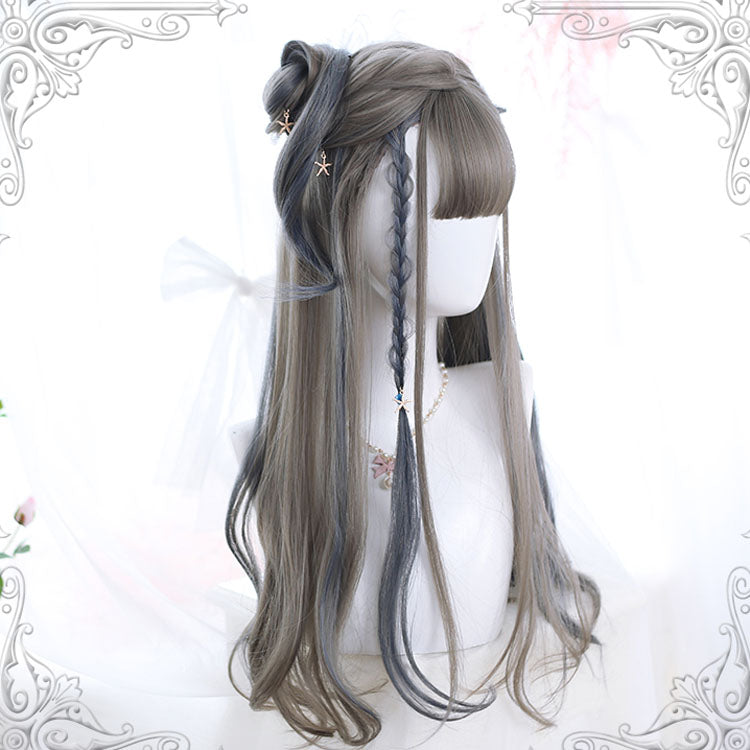 Classic Long Curly Lolita Wigs in Mixed Colors