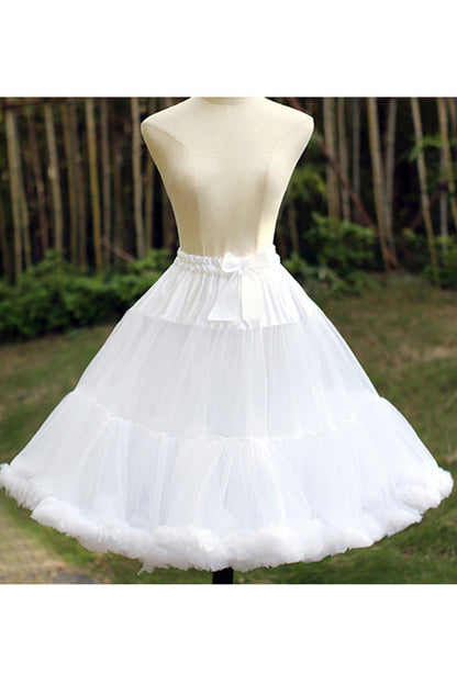 Ivory Cotton Ultra Fluffy Soft Candy Lolita Petticoat Skirt