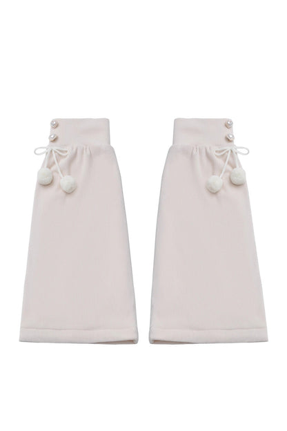 Fluffy Bear Plaid Ruffle Bow Sweet Lolita Strap Dress