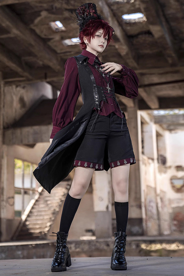 Prince Ouji Lolita Shorts - Vintage Gothic Slim Fit