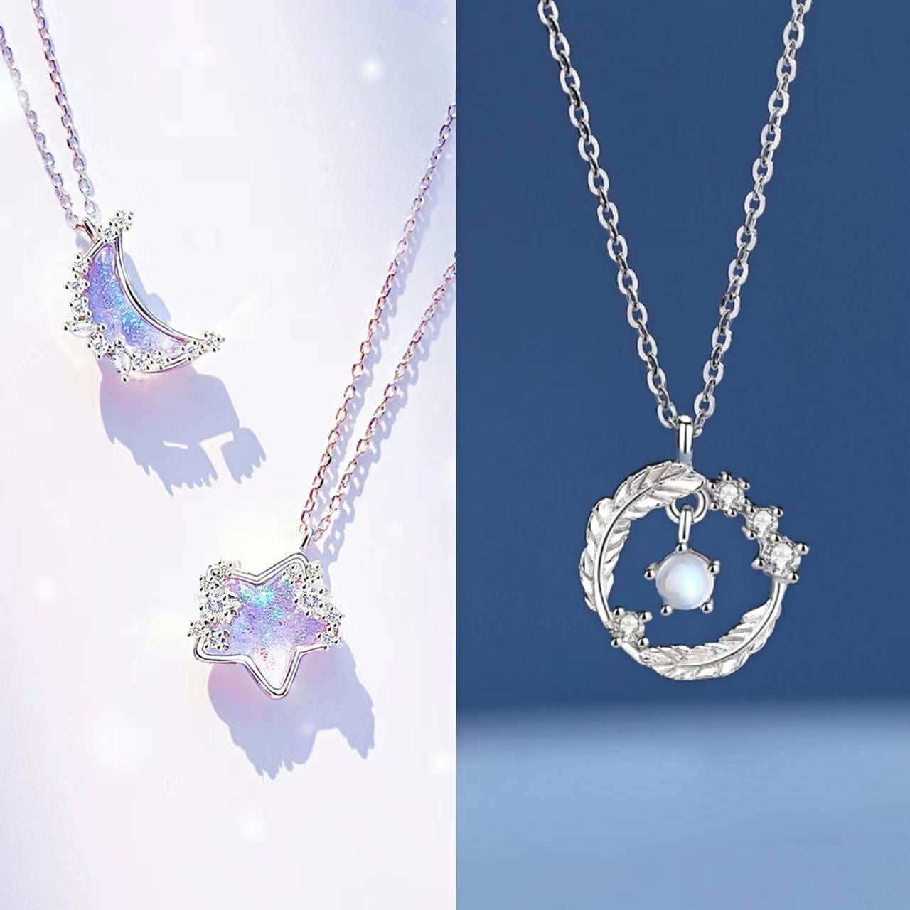 Pastal Magic Heart Necklace