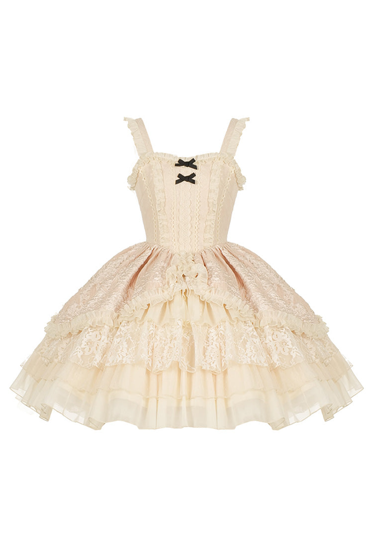 Elegant Ballet Sleeveless Layered Cake Sweet Lolita JSK