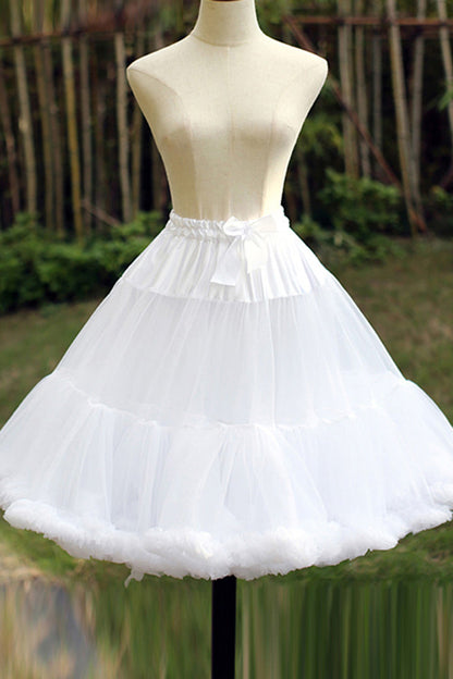 Ivory Cotton Ultra Fluffy Soft Candy Lolita Petticoat Skirt