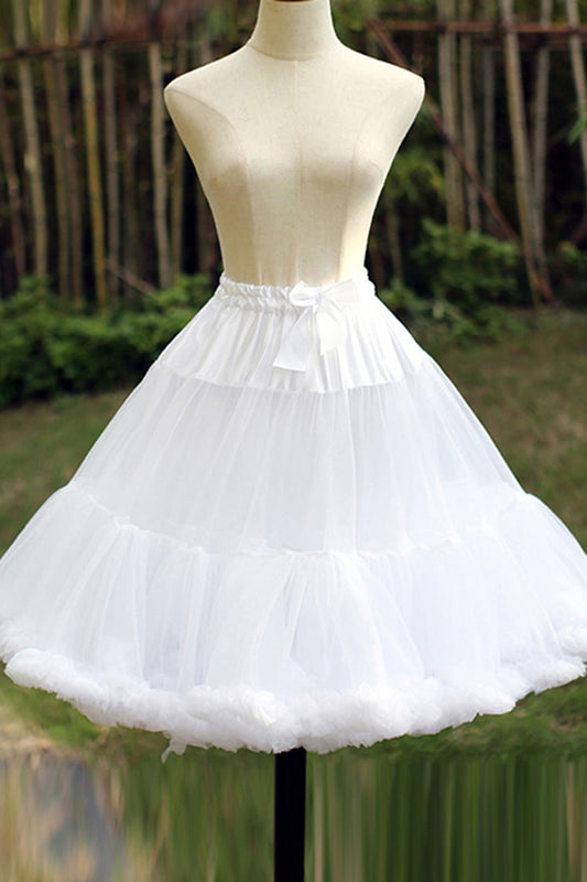 Ivory Cotton Ultra Fluffy Soft Candy Lolita Petticoat Skirt