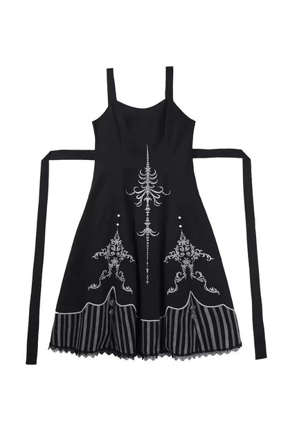 Vintage Elegant Lolita JSK Dress Set with Embroidery