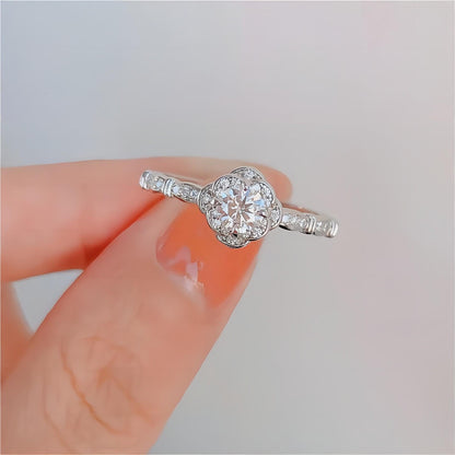 Silver Diamond Ring