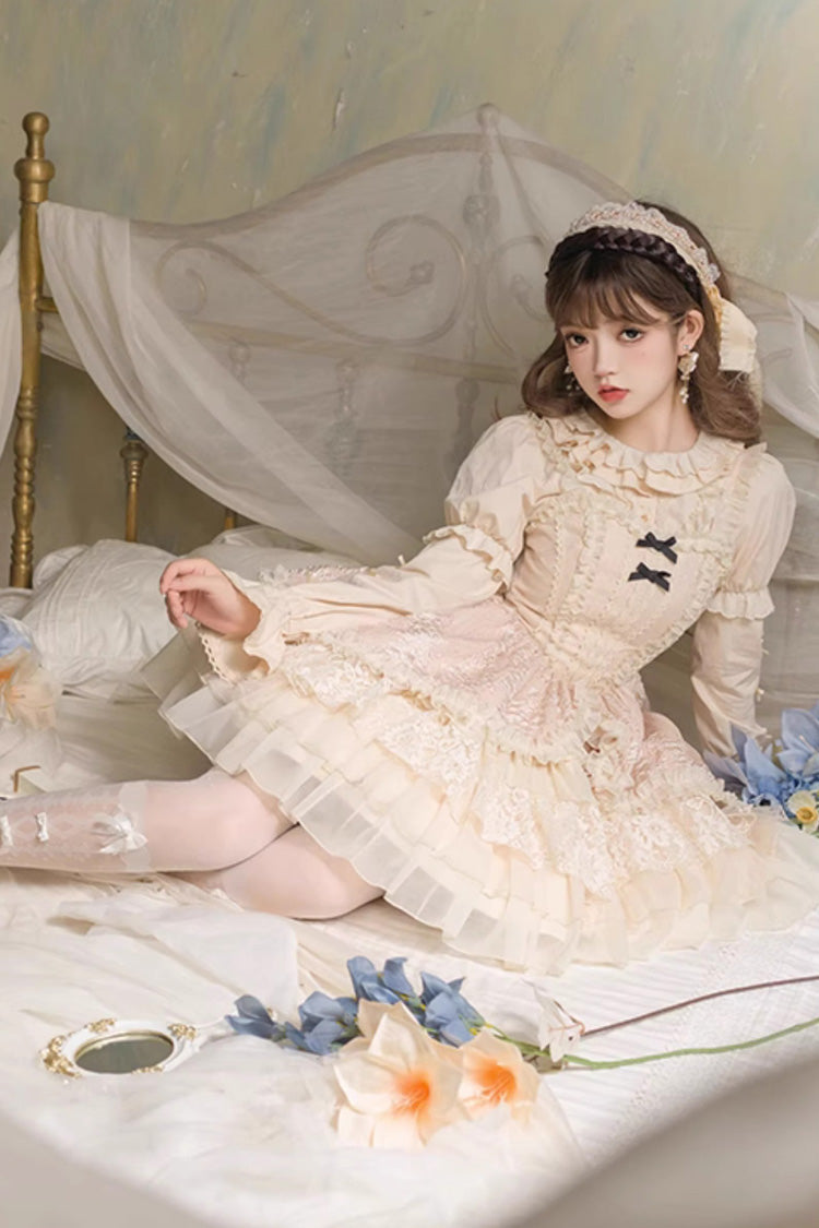 Elegant Ballet Sleeveless Layered Cake Sweet Lolita JSK