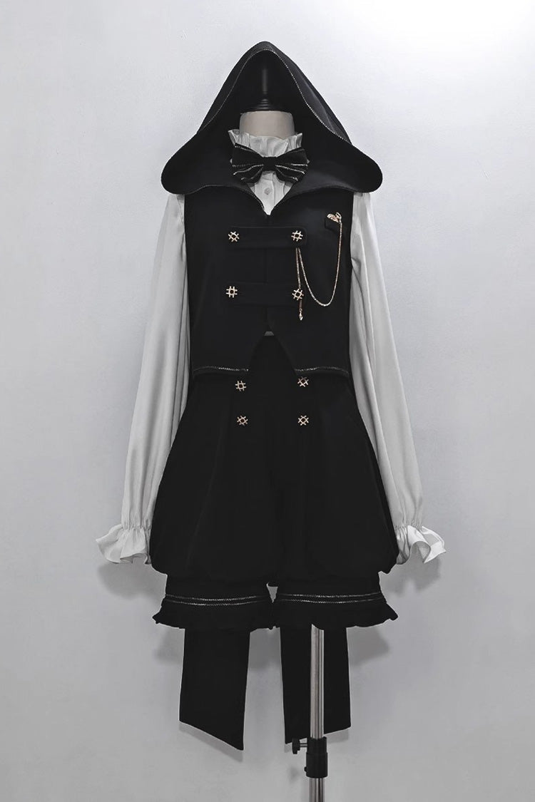 Ivory Anxious Rabbit Long-Sleeve Ouji Gothic Lolita Blouse