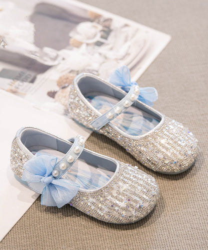 Shoes 2025 Beige Soft New Bottom Zircon Princess Girls'