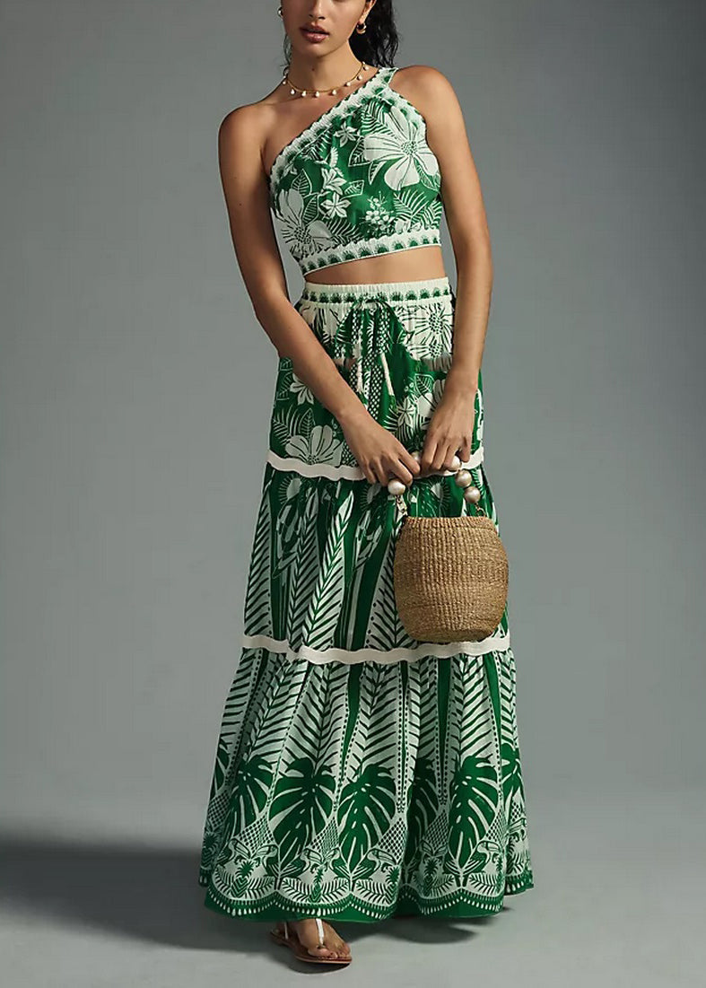 And Shoulder Top Style Bohemian Waisted Short High One Vacation