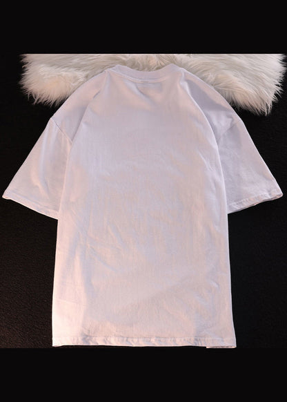 Boutique Black Men Shirt T O Summer Embroideried Cotton Neck