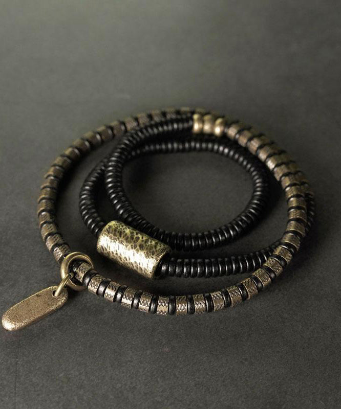 Boutique Beads Colorblock Sandalwood Copper Gold And Ancient