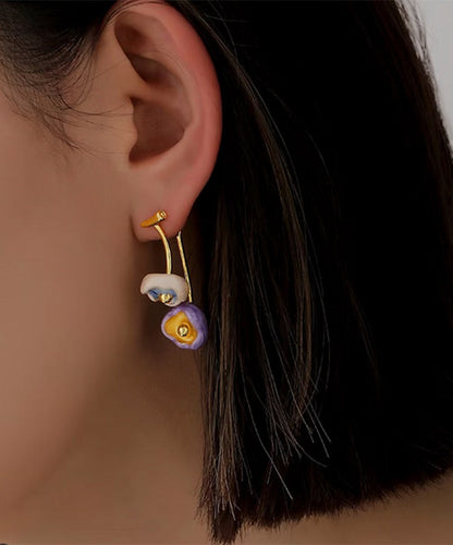 Cherry Dripping Boutique Copper Blossoms Drop Glazed Overgild