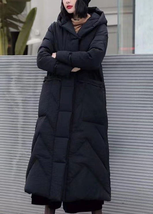 Boutique Green Embroidered Hoodies Duck Down Puffers Coat Winter TI022