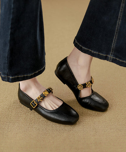 Leather Loafers Faux Splicing Buckle Brown Strap Penny Casual