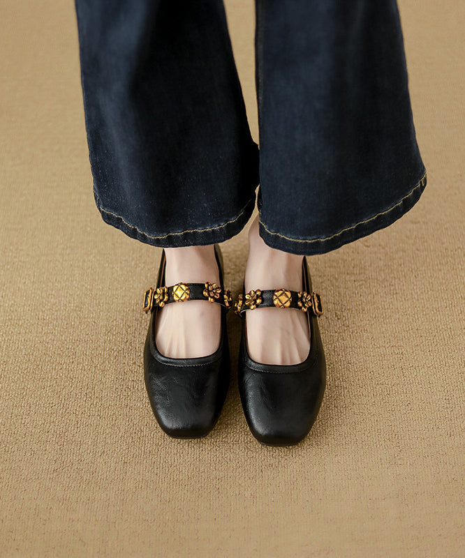 Leather Loafers Faux Splicing Buckle Brown Strap Penny Casual