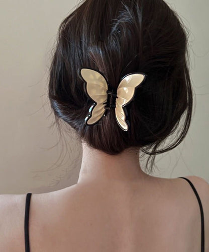 Acrylic Hairpin Casual Alloy Beige