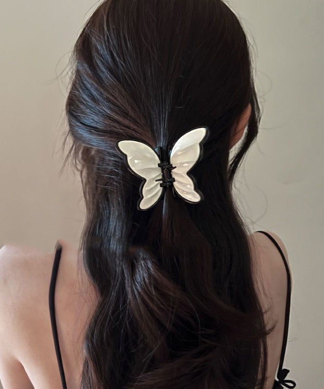 Acrylic Hairpin Casual Alloy Beige