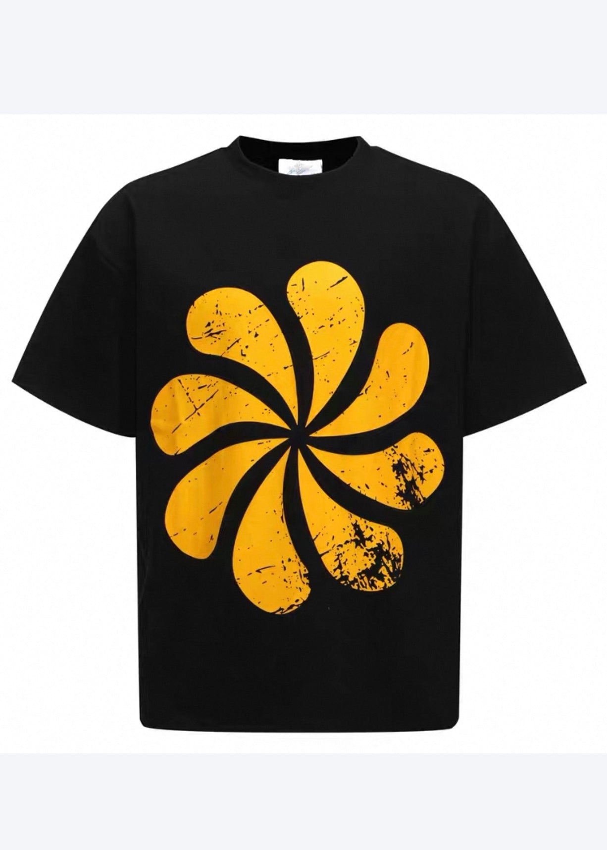 Print Cotton Black Oversized Casual Summer Tanks