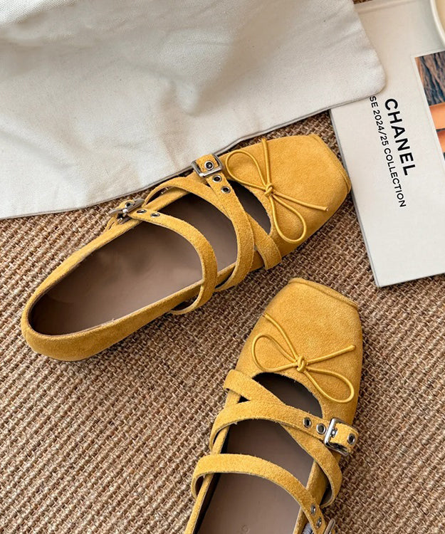 Suede Strap Splicing Cross Comfy Bow Red Casual Shoes Heel Wedge