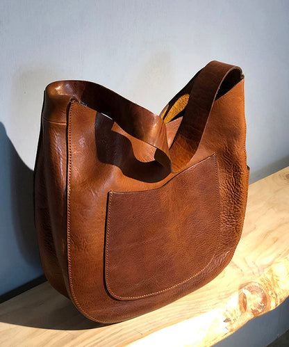 Message Leather Large Casual Capacity Bag