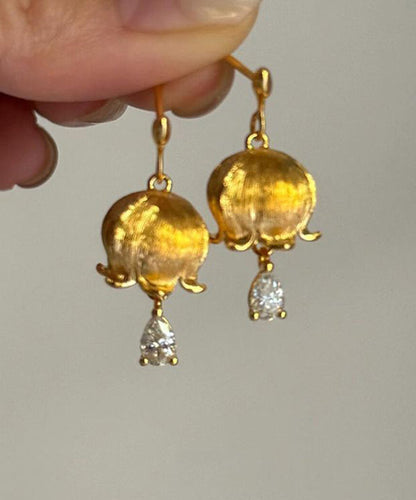 Valley Drop Copper Style The Water Lily Zircon Of Gold Chinese