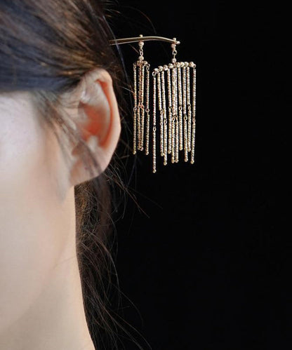 Hairpin Chinese Gold Sterling Style Silver Tassel Overgild