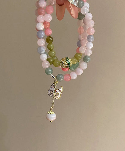 Beading Rainbow Sterling Style Layered Chinese Silver Overgild